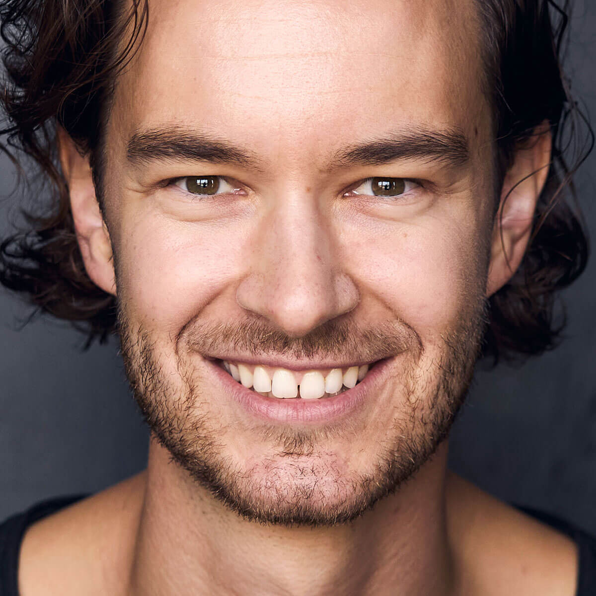 Mads Timmermann after using Danish Skin Care products, showing clear skin